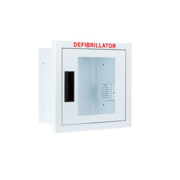 Recessed Small Defibrillator Wall Cabinet